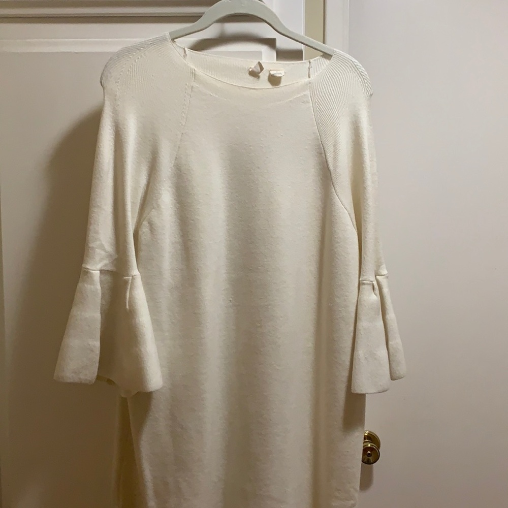 Cream Moth dress